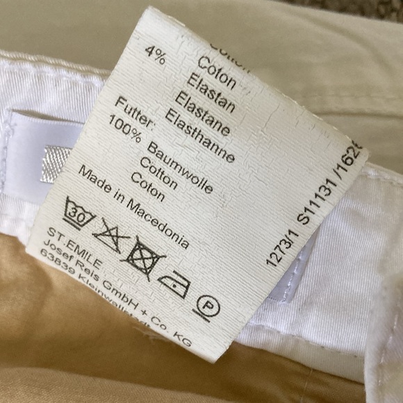 🔴 ST. EMILE white designer trousers, size US 6. - Picture 7 of 7